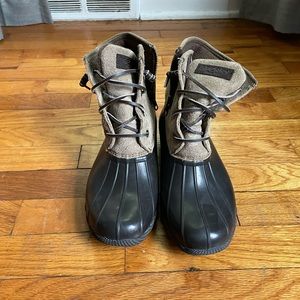 Sperry duck boots! Brown/tan, womens, size 8.5. Only been worn a couple times